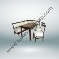 ks0022 Zuhal Ahşap Köşe Takımları